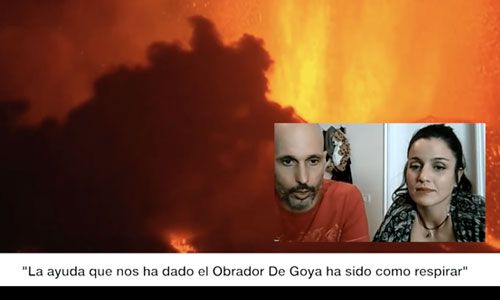El Obrador de Goya ayuda a familia de La Palma