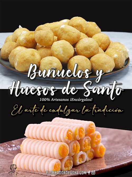Buñuelos y Huesos de Santo
