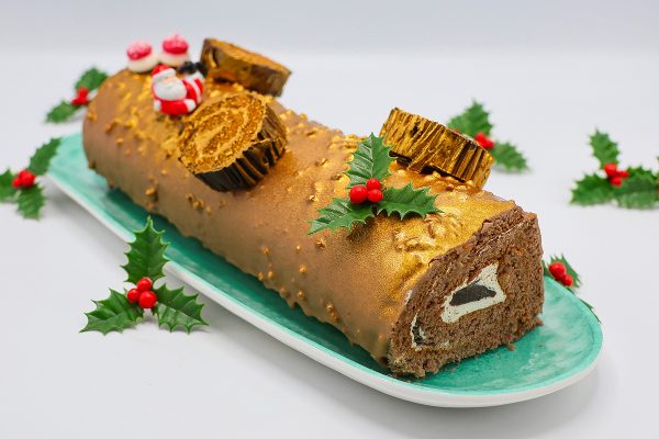 Tronco de Navidad sabor Ferrero